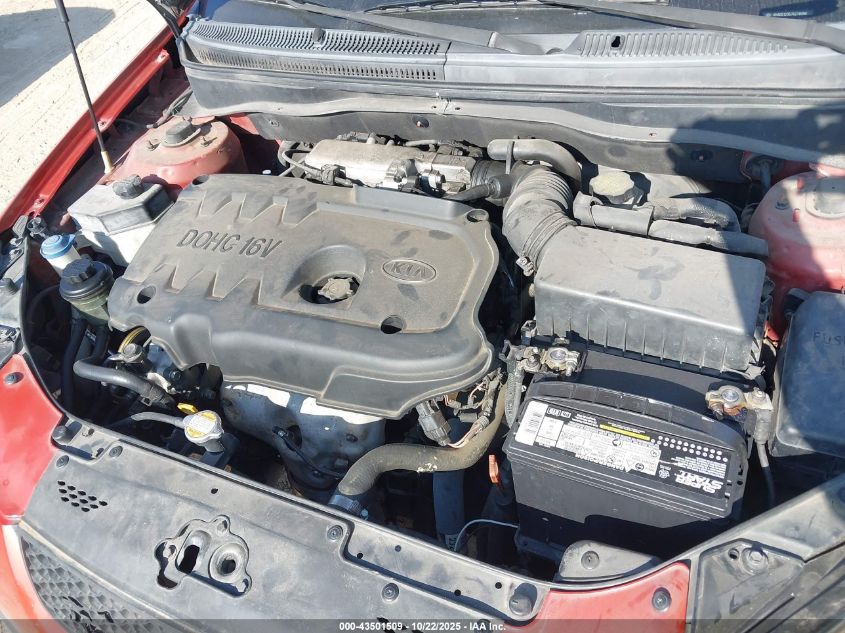 2007 Kia Rio Lx VIN: KNADE123576278090 Lot: 43501509