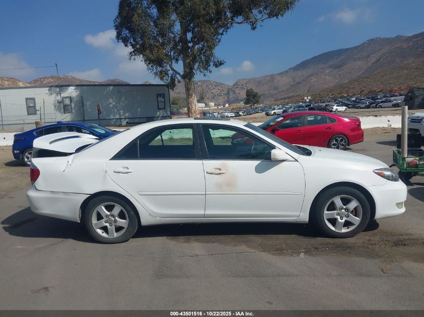 2005 Toyota Camry Se VIN: 4T1BE32K55U562191 Lot: 43501516