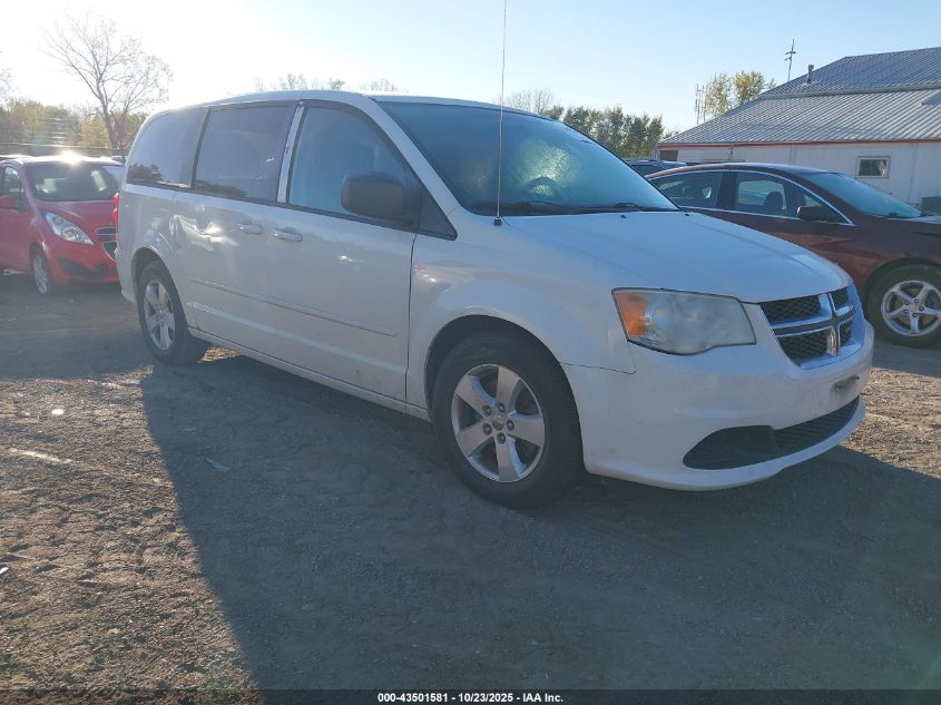 2013 DODGE GRAND CARAVAN SE - 2C4RDGBG4DR654574