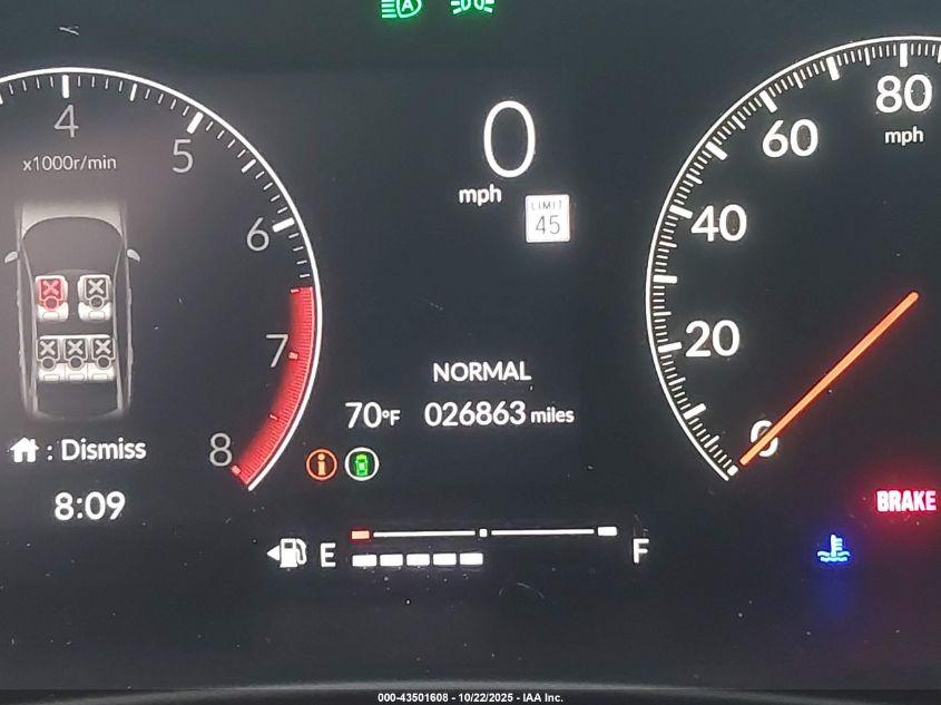 2024 Honda Civic Si Sedan VIN: 2HGFE1E59RH470639 Lot: 43501608