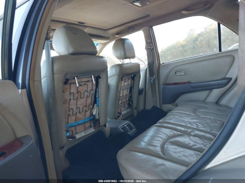 2000 Lexus Rx 300 VIN: JT6HF10U0Y0123228 Lot: 43501652