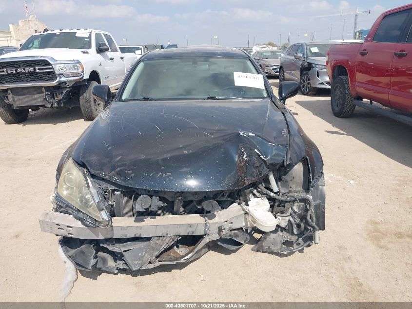 2007 Lexus Is 350 VIN: JTHBE262372007505 Lot: 43501707