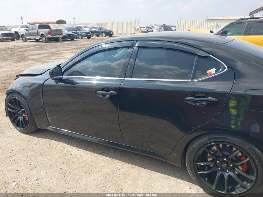 2007 Lexus Is 350 VIN: JTHBE262372007505 Lot: 43501707