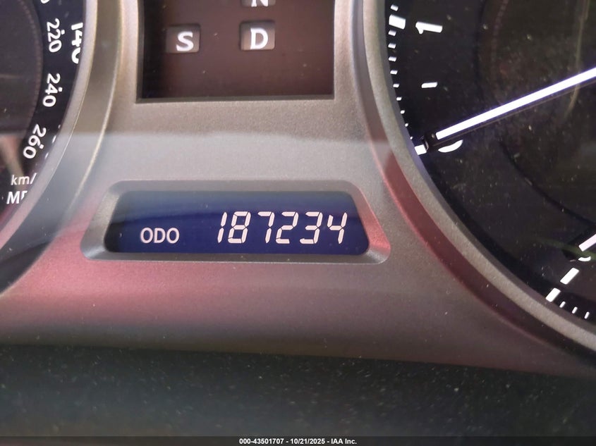 2007 Lexus Is 350 VIN: JTHBE262372007505 Lot: 43501707