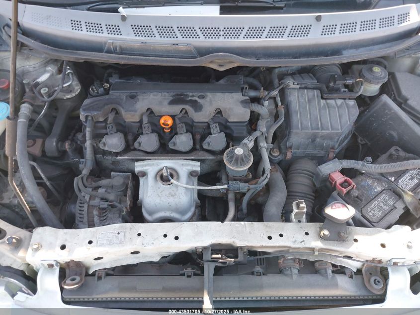 2008 Honda Civic Ex-L VIN: 2HGFA15908H516260 Lot: 43501705