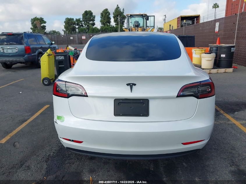 2023 Tesla Model 3 Rear-Wheel Drive VIN: 5YJ3E1EA9PF582875 Lot: 43501711