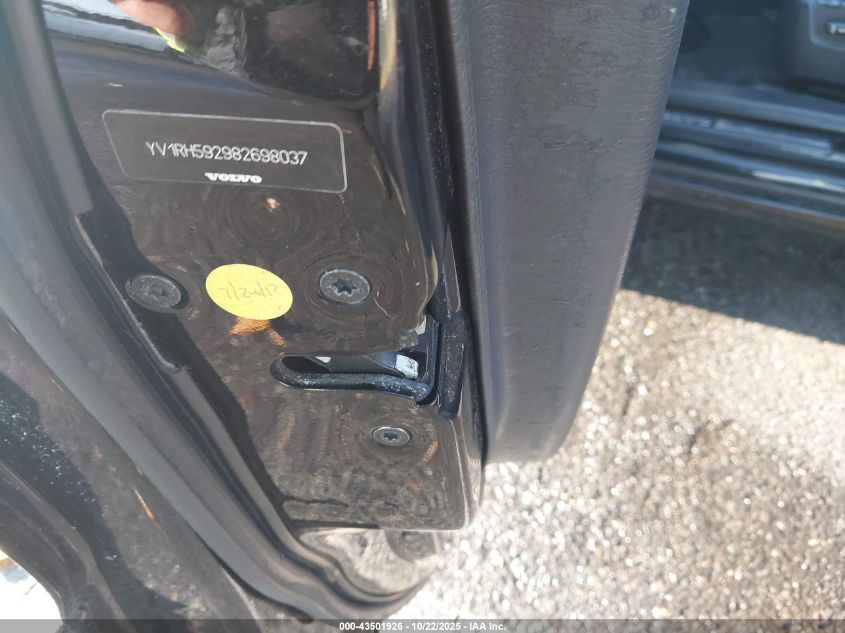 2008 Volvo S60 2.5T VIN: YV1RH592982698037 Lot: 43501926