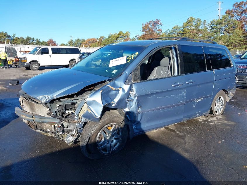 2007 Honda Odyssey Ex-L VIN: 5FNRL38737B117973 Lot: 43502137