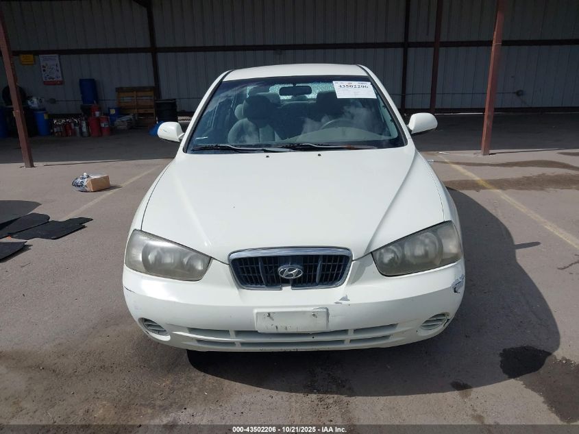 2003 Hyundai Elantra Gls/Gt VIN: KMHDN45D63U530889 Lot: 43502206