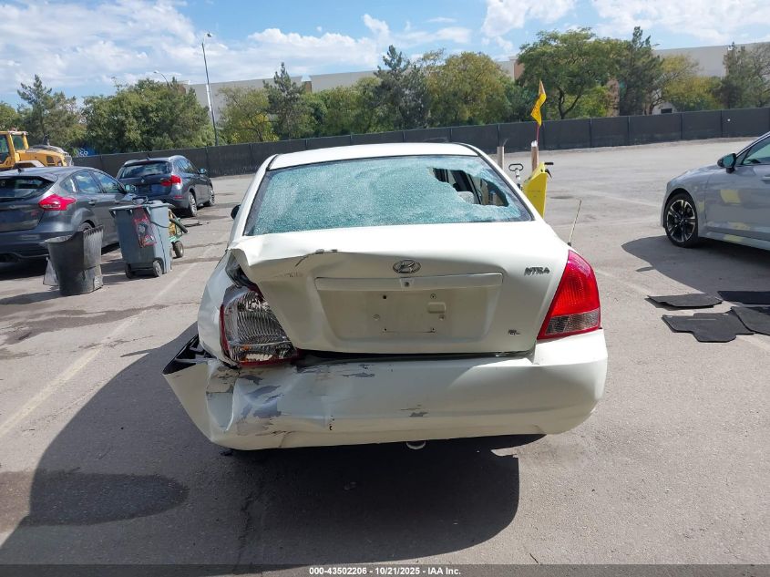 2003 Hyundai Elantra Gls/Gt VIN: KMHDN45D63U530889 Lot: 43502206