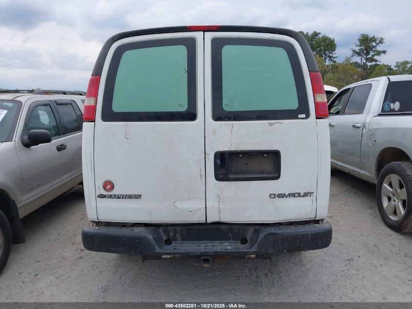 2006 Chevrolet Express Work Van VIN: 1GCGG25V661235015 Lot: 43502281