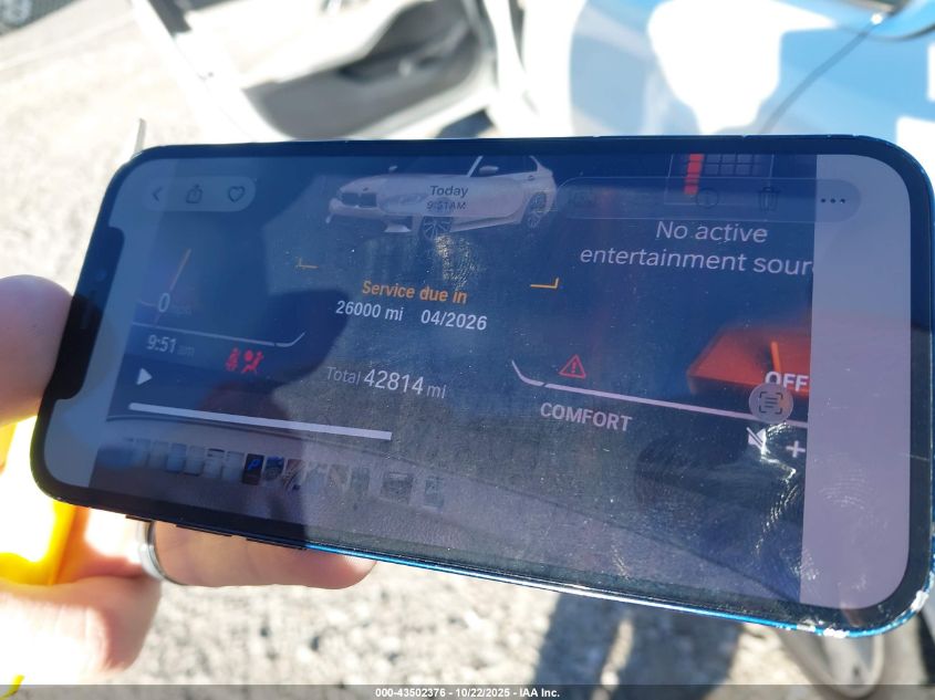 2021 BMW 330I xDrive VIN: 3MW5R7J04M8C02819 Lot: 43502376