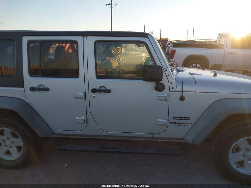 2011 Jeep Wrangler Unlimited Sport VIN: 1J4BA3H12BL503142 Lot: 43502408