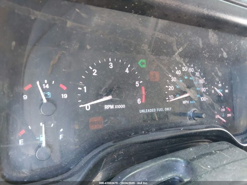 1997 Jeep Wrangler Se VIN: 1J4FY29P5VP417332 Lot: 43502475