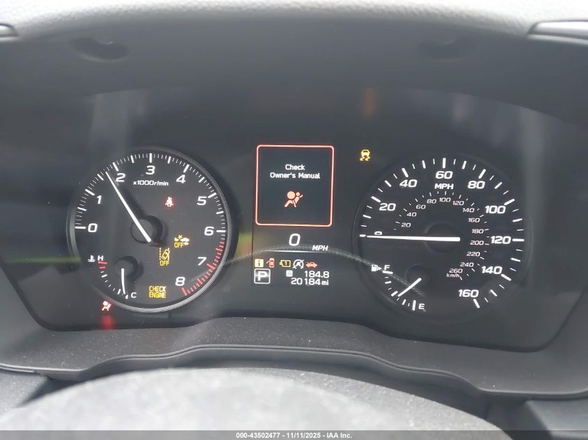 2024 Subaru Impreza Base 5-Door VIN: JF1GUABCXR8245747 Lot: 43502477