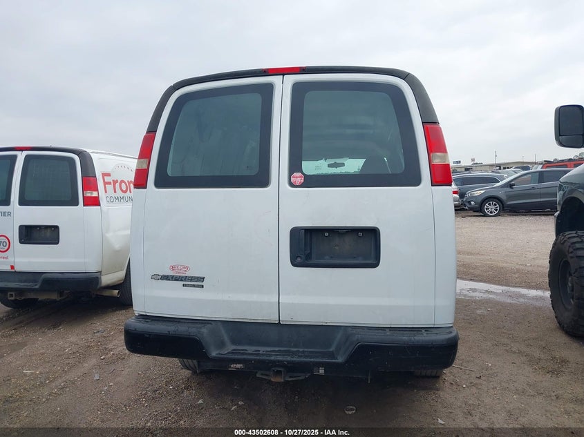 2014 Chevrolet Express 2500 Work Van VIN: 1GCWGFCA6E1213887 Lot: 43502608