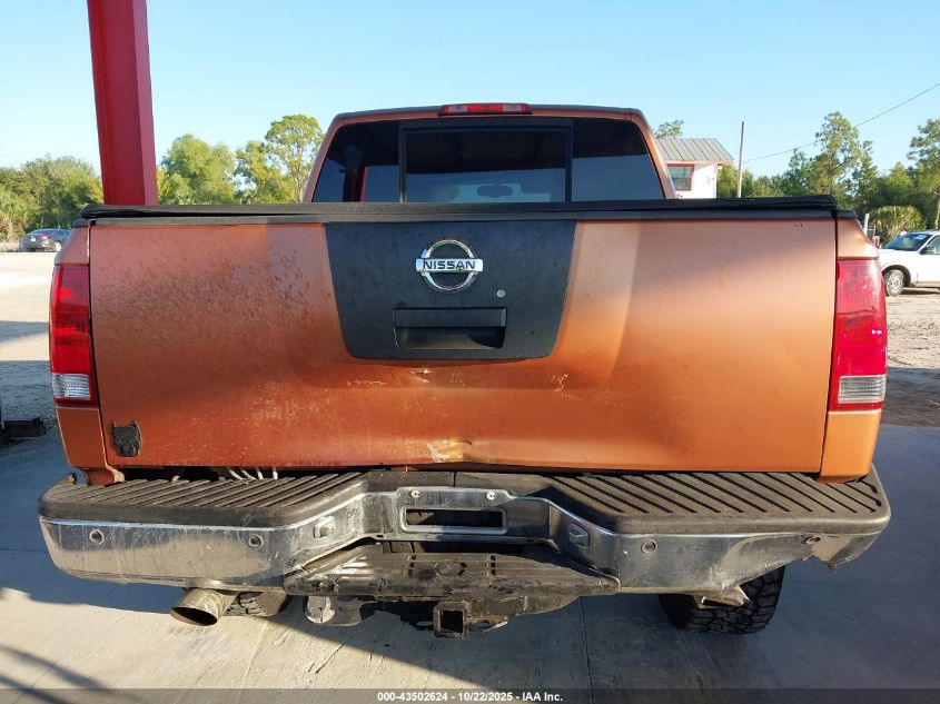 2005 Nissan Titan Le VIN: 1N6BA07B65N571206 Lot: 43502624