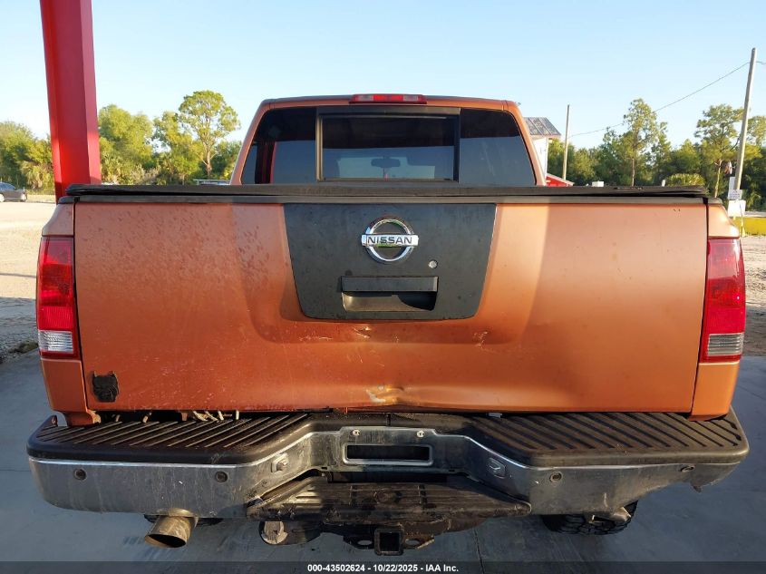 2005 Nissan Titan Le VIN: 1N6BA07B65N571206 Lot: 43502624