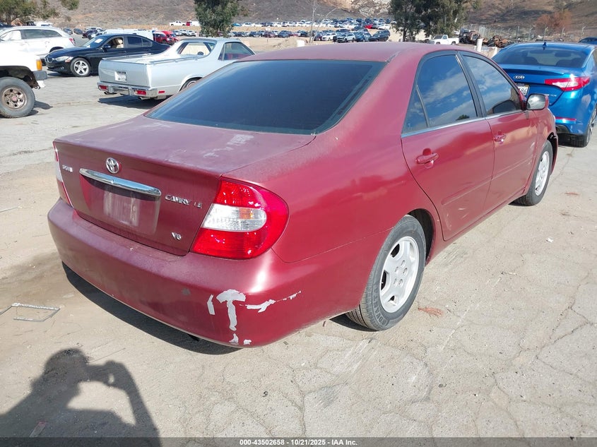 4T1BF32K12U020966 2002 TOYOTA CAMRY photo no. 4