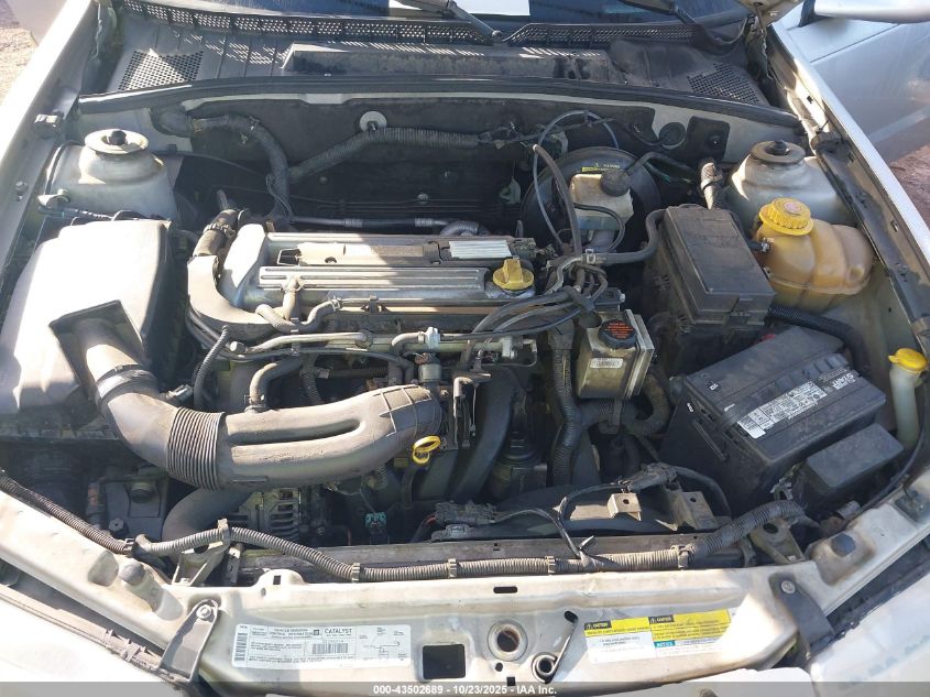 2001 Saturn L200 VIN: 1G8JU52F71Y546394 Lot: 43502689