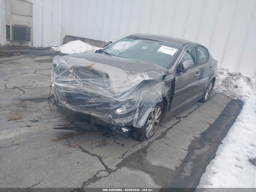 Vin: 5xxgm4a77eg320816, lot: 43997660, kia optima lx 20142