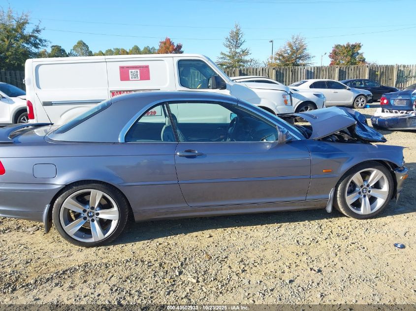 2001 BMW 330Ci VIN: WBABS53461EV86297 Lot: 43502933