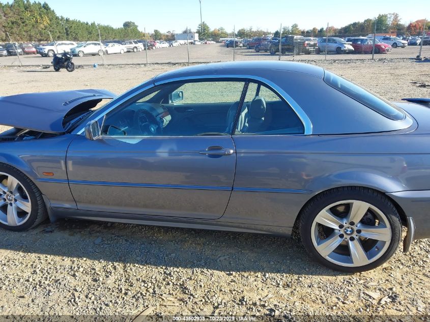 2001 BMW 330Ci VIN: WBABS53461EV86297 Lot: 43502933