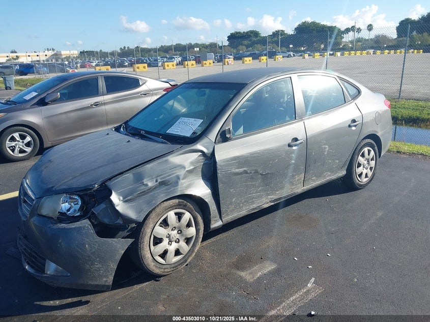 KMHDU46D98U421478 2008 HYUNDAI ELANTRA photo no. 2