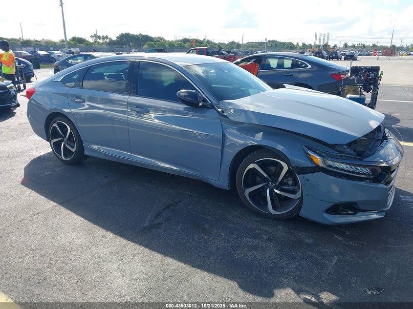 2021 HONDA ACCORD SPORT - 1HGCV1F38MA000335