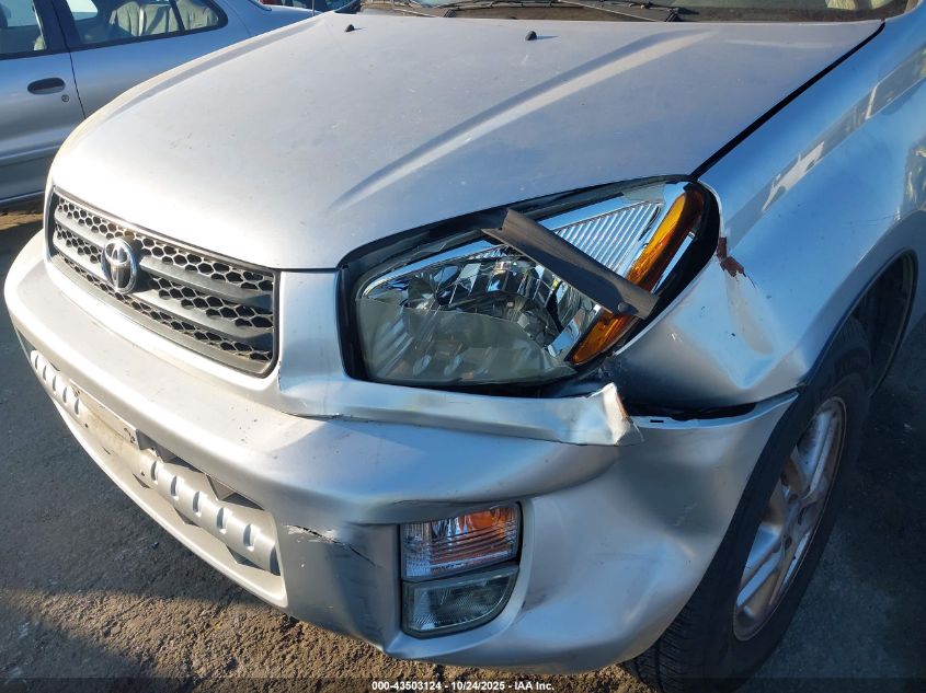 2002 Toyota Rav4 VIN: JTEGH20V720081382 Lot: 43503124