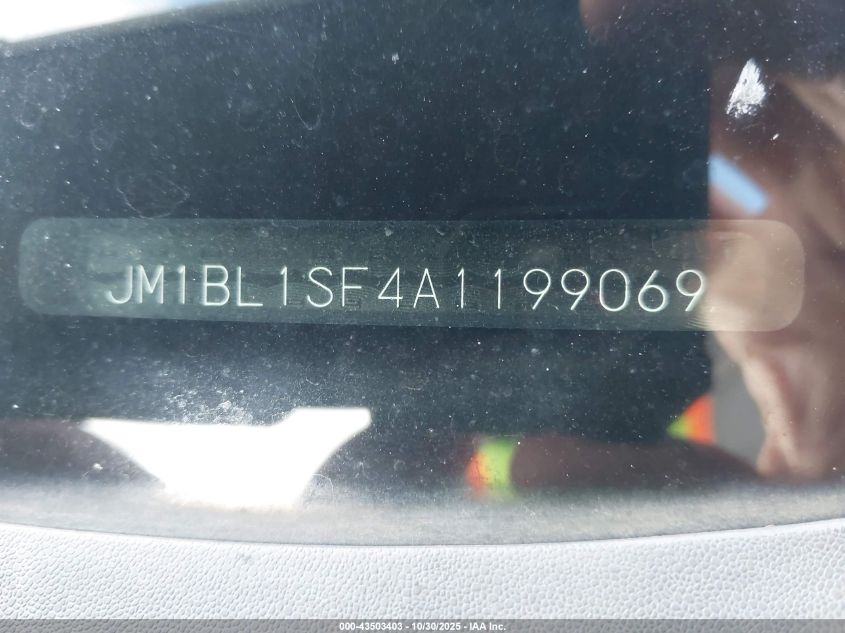 2010 Mazda Mazda3 I Touring VIN: JM1BL1SF4A1199069 Lot: 43503403