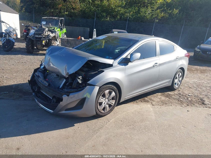 2016 HYUNDAI ELANTRA SE KMHDH4AE6GU484508
