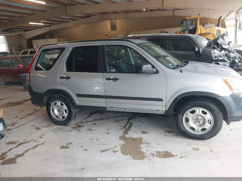 2005 Honda Cr-V Lx VIN: JHLRD68515C017400 Lot: 43503414