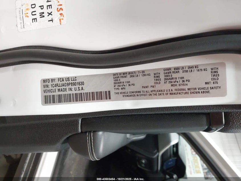 2023 JEEP GRAND CHEROKEE L LAREDO 4X2 - 1C4RJJAG9P8901630