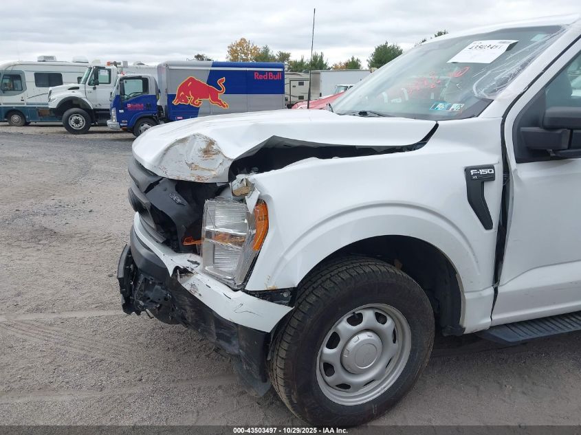 2022 Ford F-150 Xl VIN: 1FTMF1CB5NKD98885 Lot: 43503497