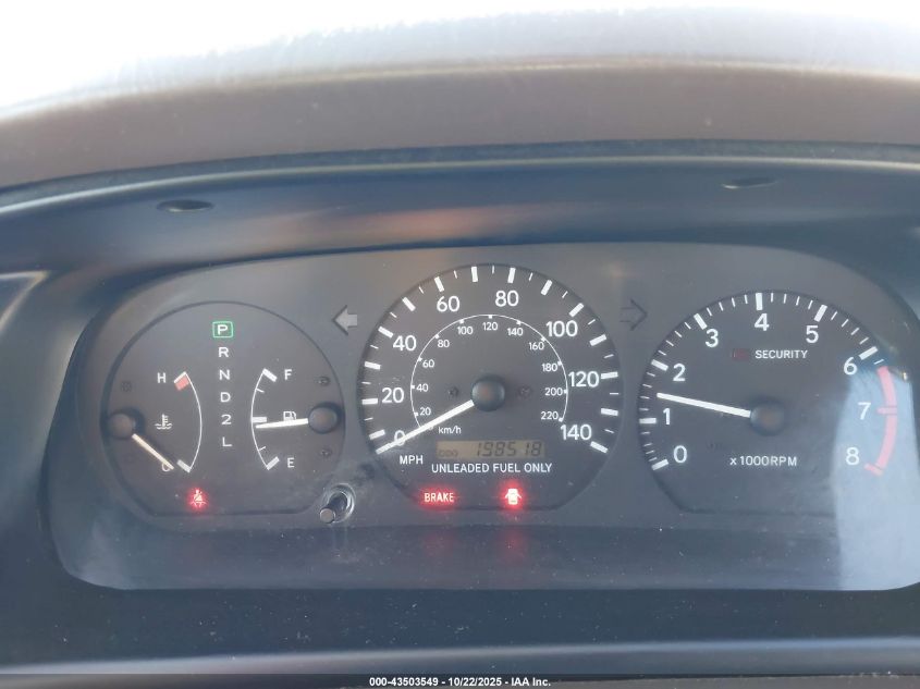 1999 Toyota Camry Xle V6 VIN: JT2BF28K5X0150813 Lot: 43503549