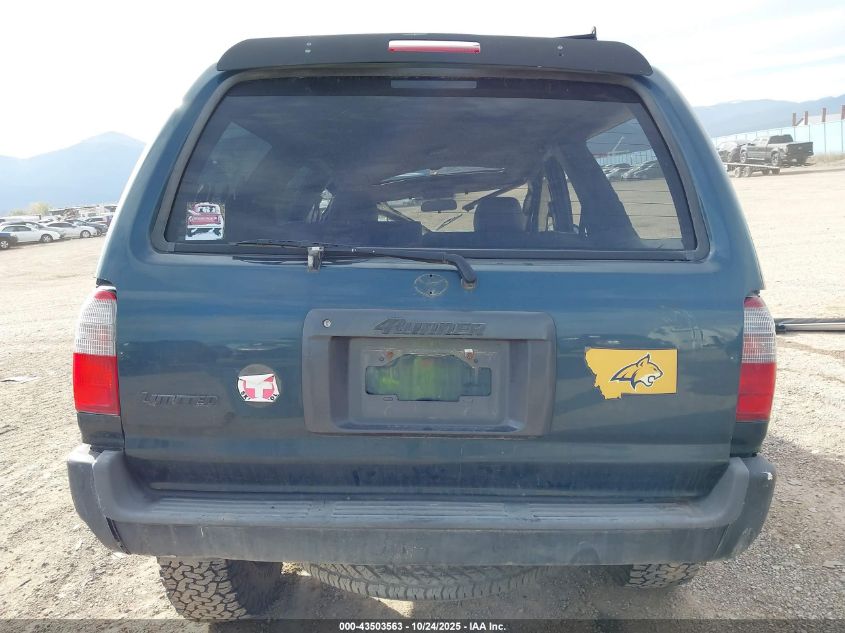 1998 Toyota 4Runner Limited VIN: JT3HN87R0W9013783 Lot: 43503563