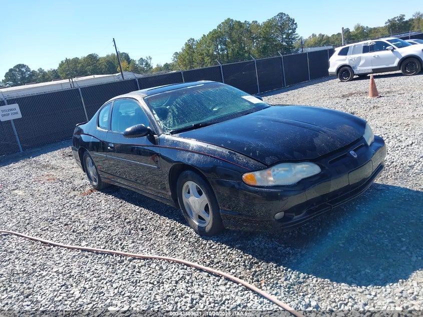 2004 Chevrolet Monte Carlo Ss black coupe gasoline 2G1WX12K849134043 photo #1