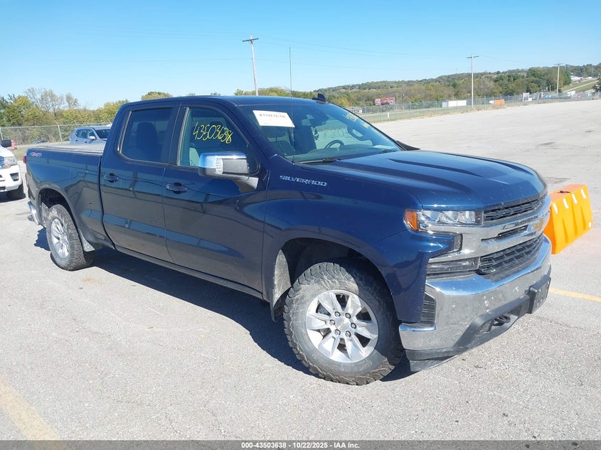 2021 CHEVROLET SILVERADO 1500 4WD  STANDARD BED LT - 1GCUYDED4MZ421802