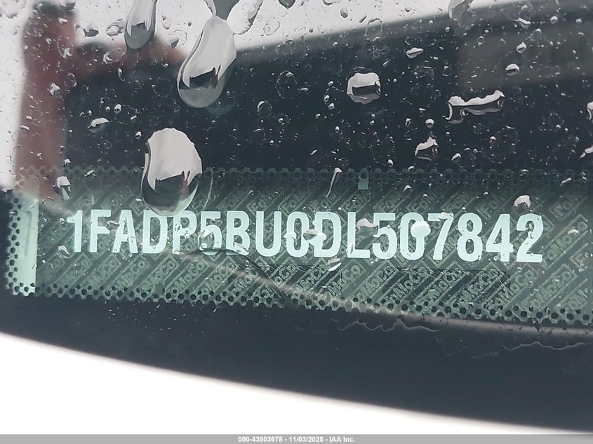 2013 Ford C-Max Hybrid Sel VIN: 1FADP5BU0DL507842 Lot: 43503678