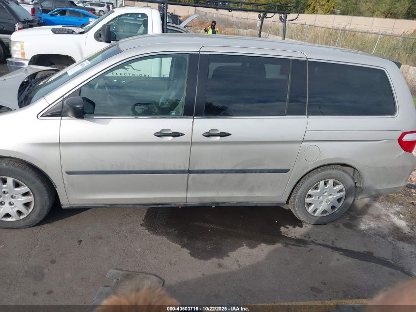 2006 Honda Odyssey Lx VIN: 5FNRL38246B056376 Lot: 43503716