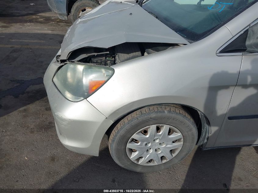 2006 Honda Odyssey Lx VIN: 5FNRL38246B056376 Lot: 43503716