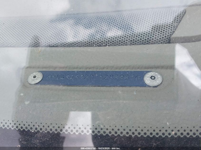 2007 Volvo Xc70 2.5T VIN: YV4SZ592071283937 Lot: 43503788