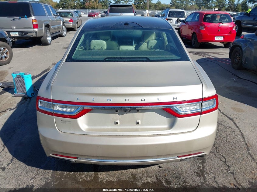 2017 LINCOLN CONTINENTAL SELECT 1LN6L9SK7H5608371