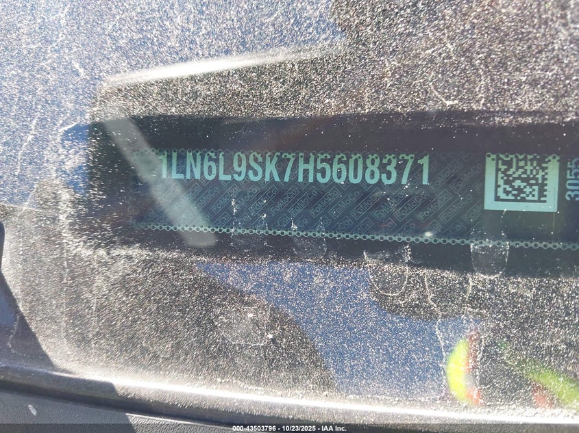 2017 LINCOLN CONTINENTAL SELECT 1LN6L9SK7H5608371