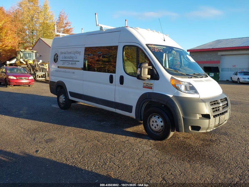 2017 Ram Promaster 2500 High Roof 159 Wb