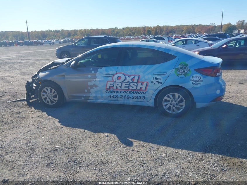 2020 HYUNDAI ELANTRA SE KMHD74LF7LU903730