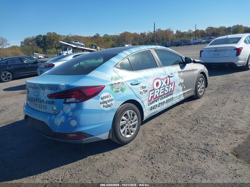 2020 HYUNDAI ELANTRA SE KMHD74LF7LU903730