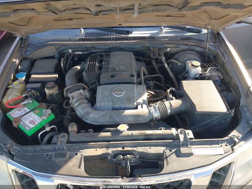 2008 Nissan Pathfinder Se VIN: 5N1AR18U38C600458 Lot: 43503860