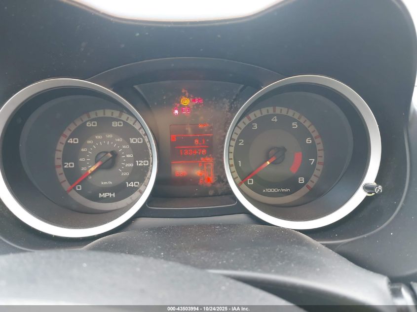 2008 Mitsubishi Lancer Gts VIN: JA3AU86U98U029727 Lot: 43503994